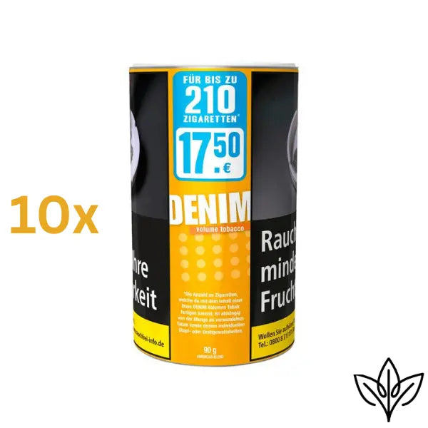 10 x Denim Volumentabak XXL (90g)