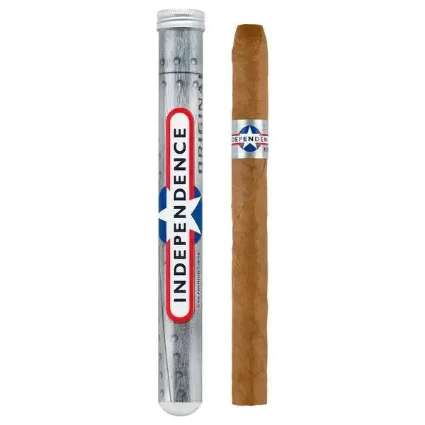 Independence Fine Cigar Tubes mit 10 Zigarren in einzelnen Aluminiumtuben