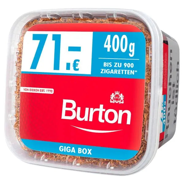 Burton Volumen Tabak Red 5XL (400g)