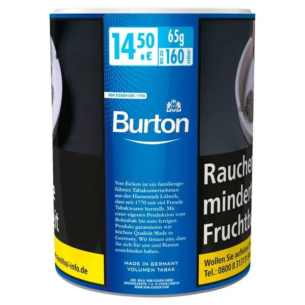 Burton Volumentabak Fine Blue XL-Size (65g)