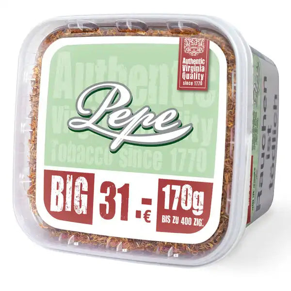 Pepe Bright Green Volumen Tabak 3XL-Size (170g)