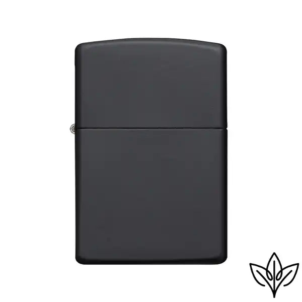 Zippo Black Matte Brass Out Bottom