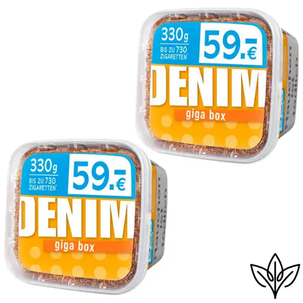 2 x Denim Volumen Tabak 5XL (330g)