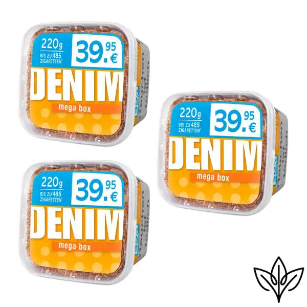 3 x Denim Volumen Tabak 4XL (220g)